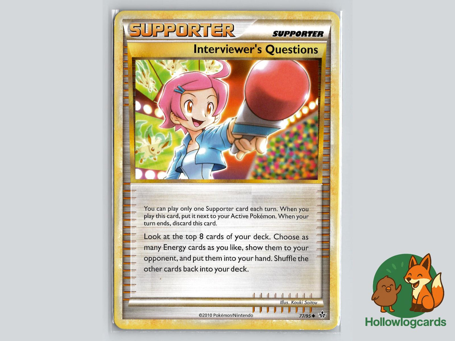Interviewer's Questions (77/95) - Unleashed Pokémon Card