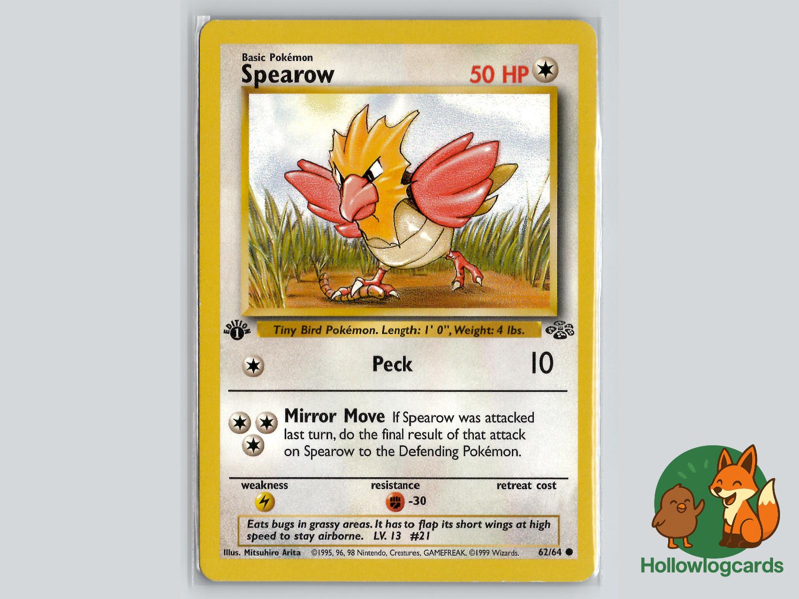 Spearow (62/64) - Jungle Pokémon Card