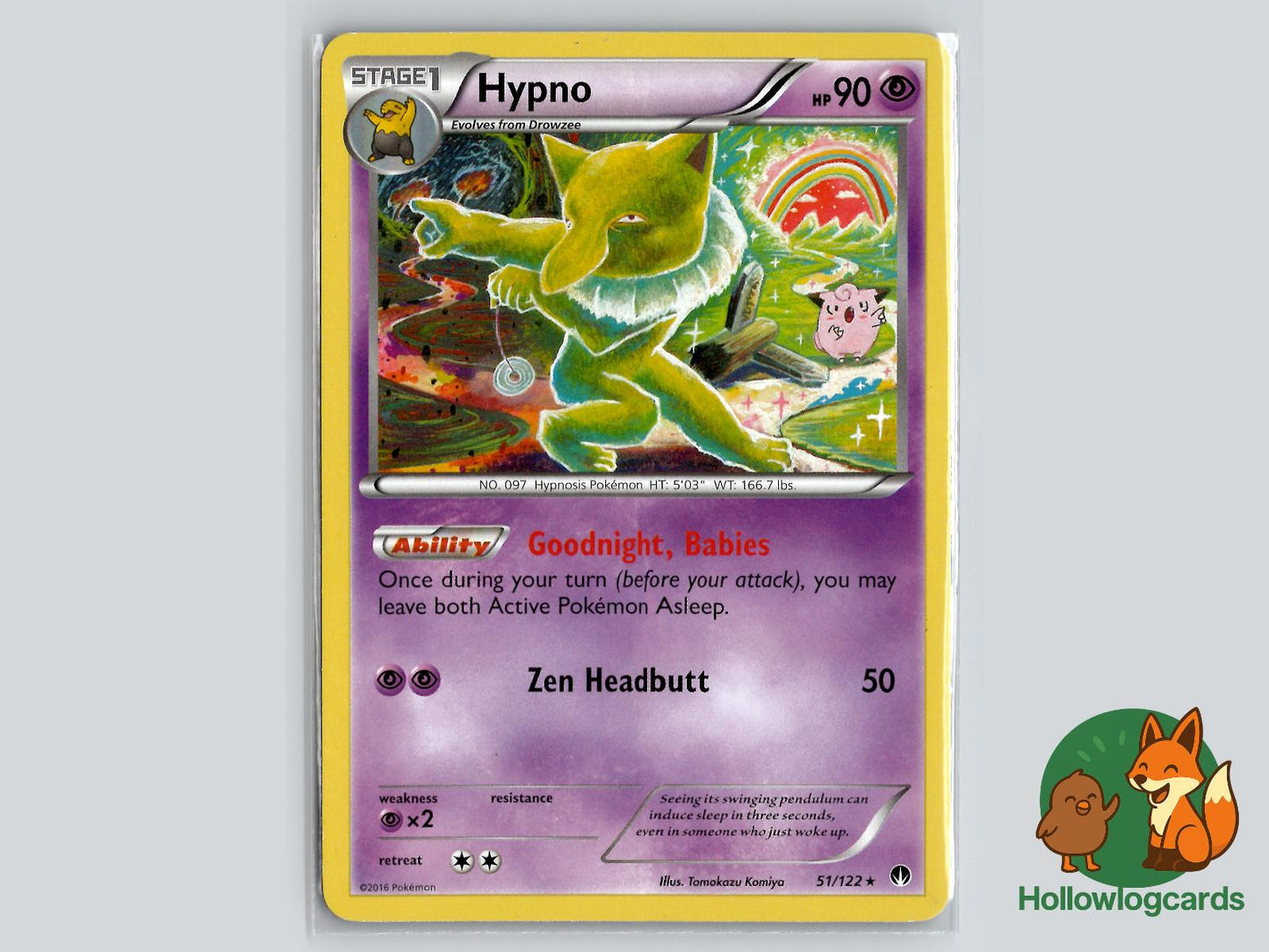 Hypno (51/122) - BREAKpoint Pokémon Card