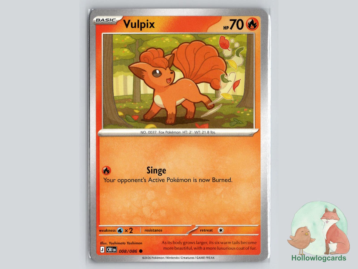 Vulpix (008/086) Pokémon Card