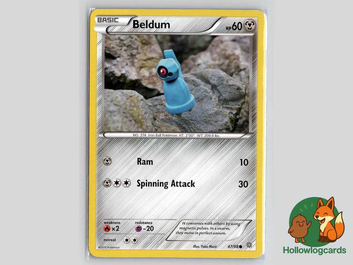 Beldum (47/98) - Ancient Origins Pokémon Card