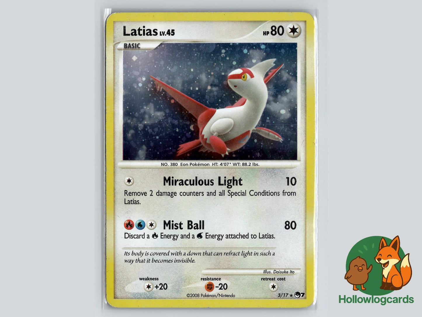 Latias (3/17) - POP Series 7 Pokémon Card