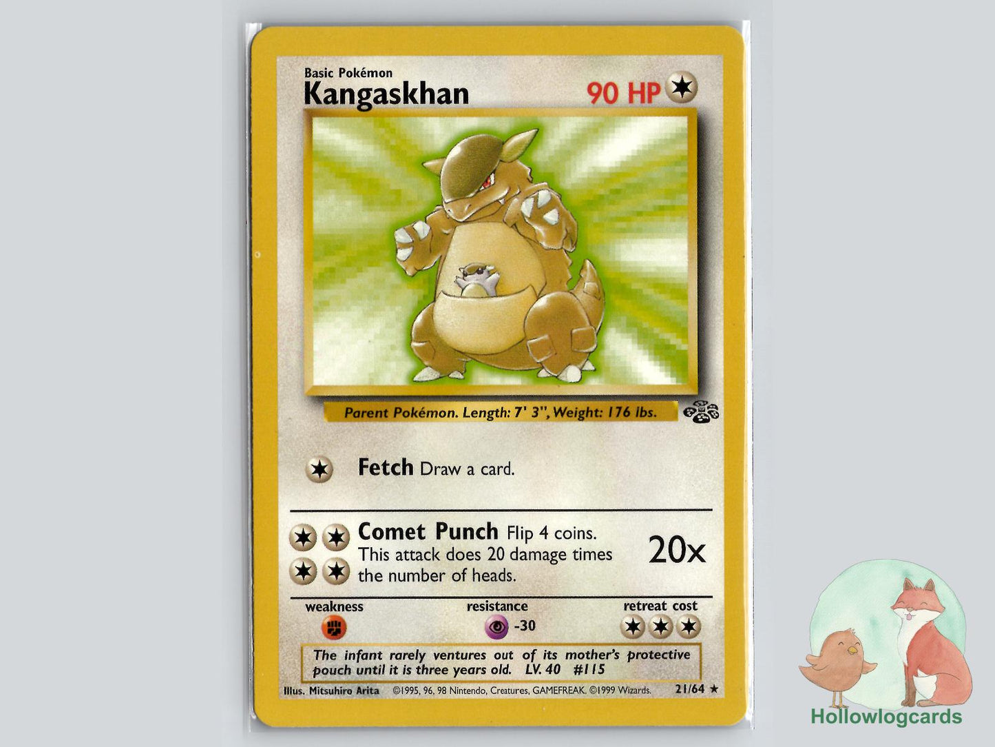 Kangaskhan (21/64) - Jungle Pokémon Card