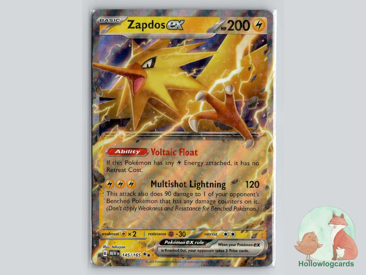 Zapdos ex (145/165) - 151 Pokémon Card