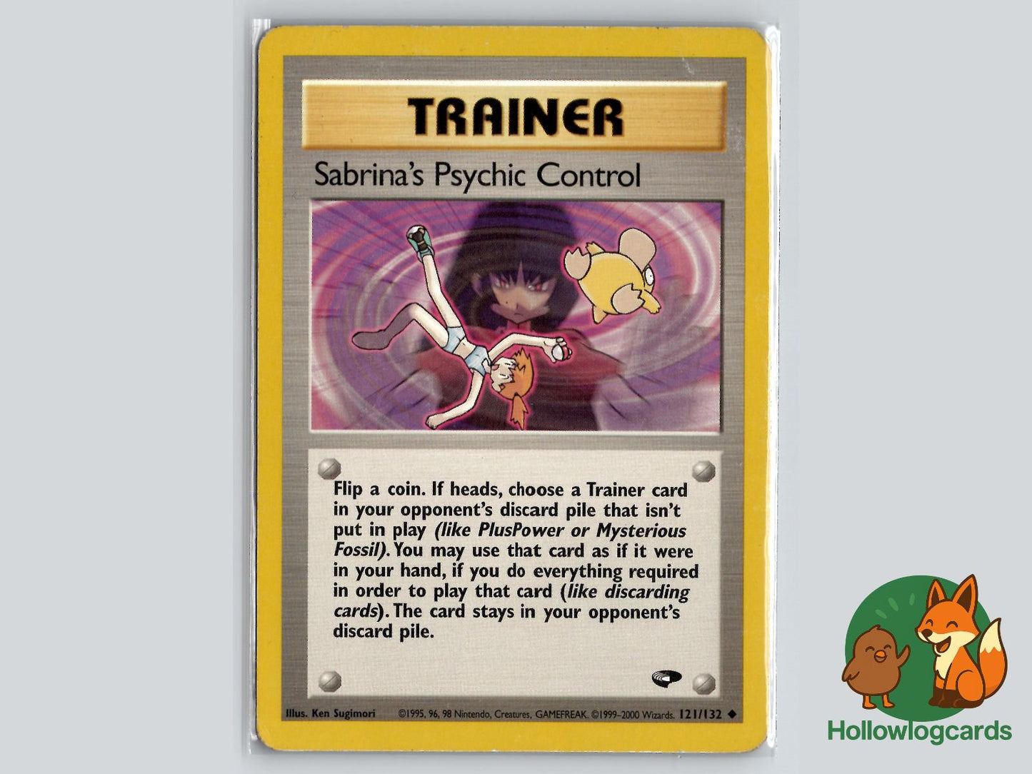 Sabrina's Psychic Control (121/132) - Gym Challenge Pokémon Card