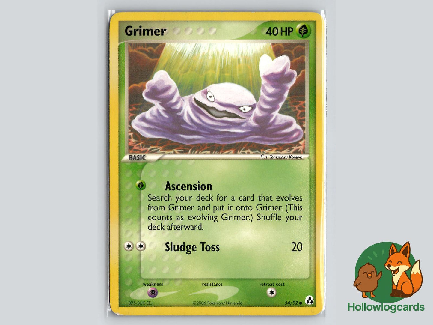Grimer (54/92) - Legend Maker Pokémon Card