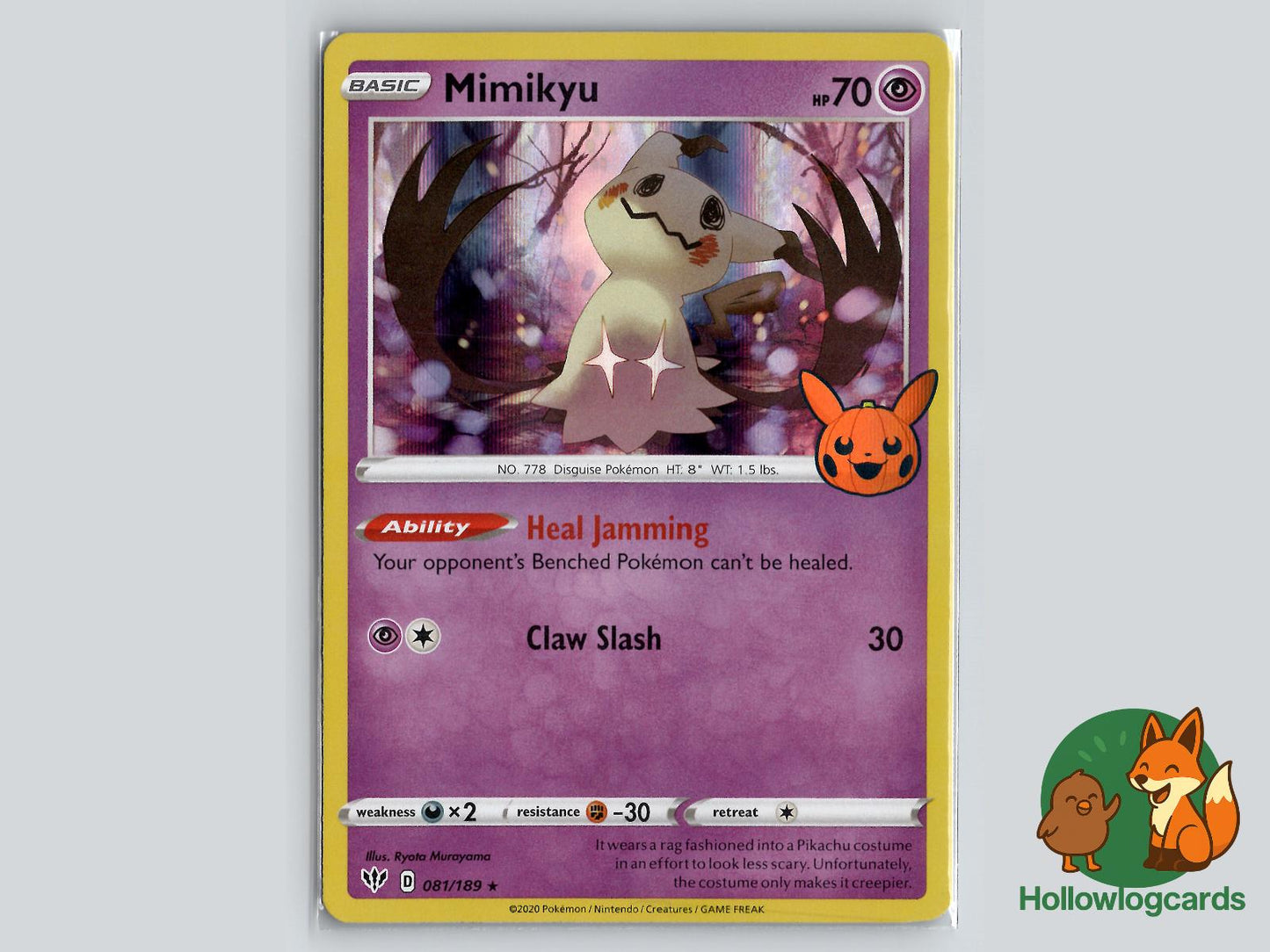 Mimikyu (081/189) - Trick or Trade BOOster Pokémon Card