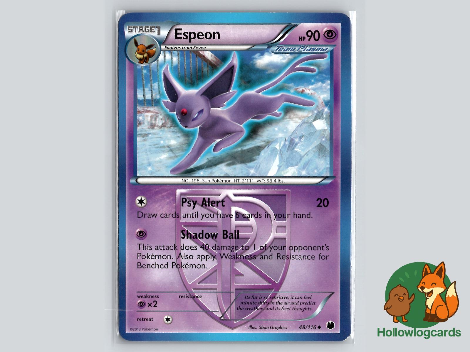 Espeon (48/116) - Plasma Freeze Pokémon Card