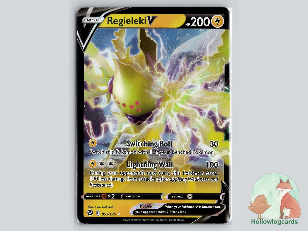 Regieleki V (057/195) - Silver Tempest Pokémon Card