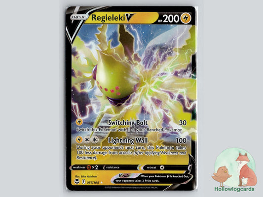Regieleki V (057/195) - Silver Tempest Pokémon Card