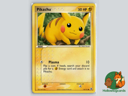 Pikachu (74/112) - FireRed & LeafGreen Pokémon Card
