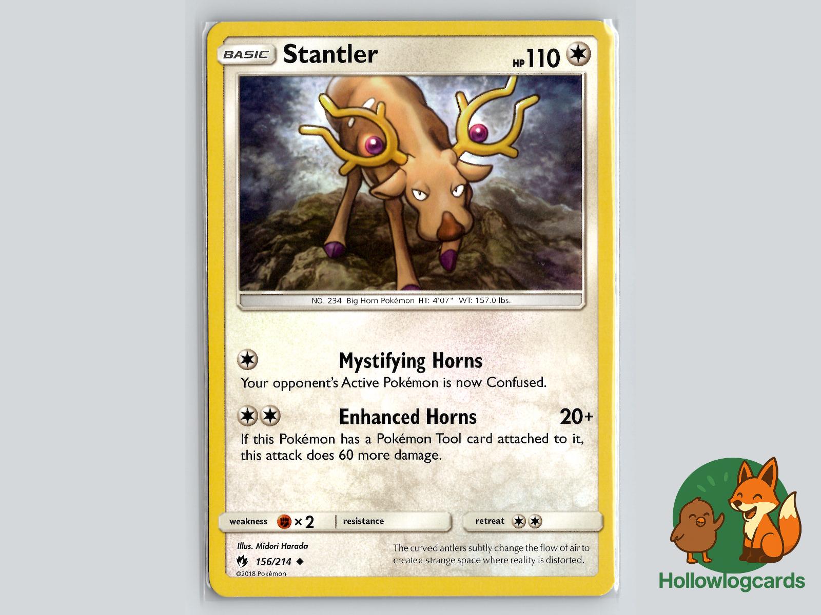 Stantler (156/214) - Lost Thunder Pokémon Card