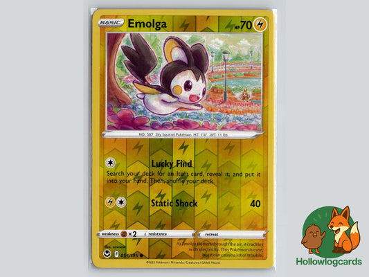 Emolga (054/195) - Silver Tempest Pokémon Card