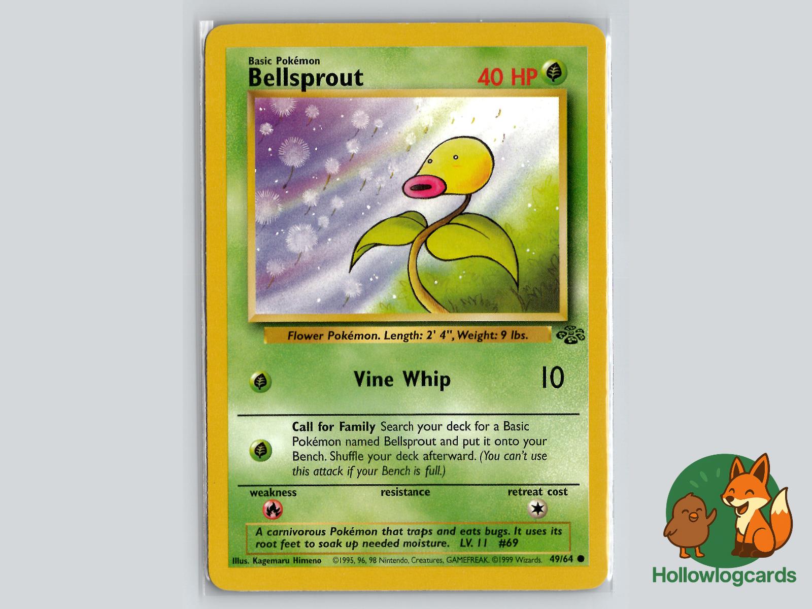 Bellsprout (49/64) - Jungle Pokémon Card