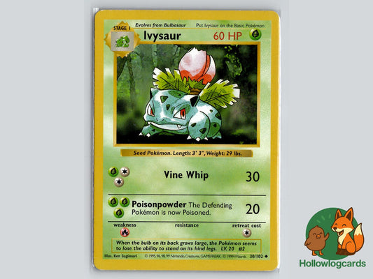 Ivysaur (30/102) - Base Pokémon Card