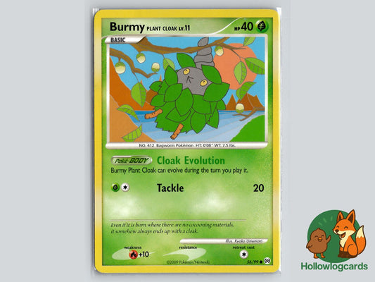 Burmy Plant Cloak (56/99) - Arceus Pokémon Card