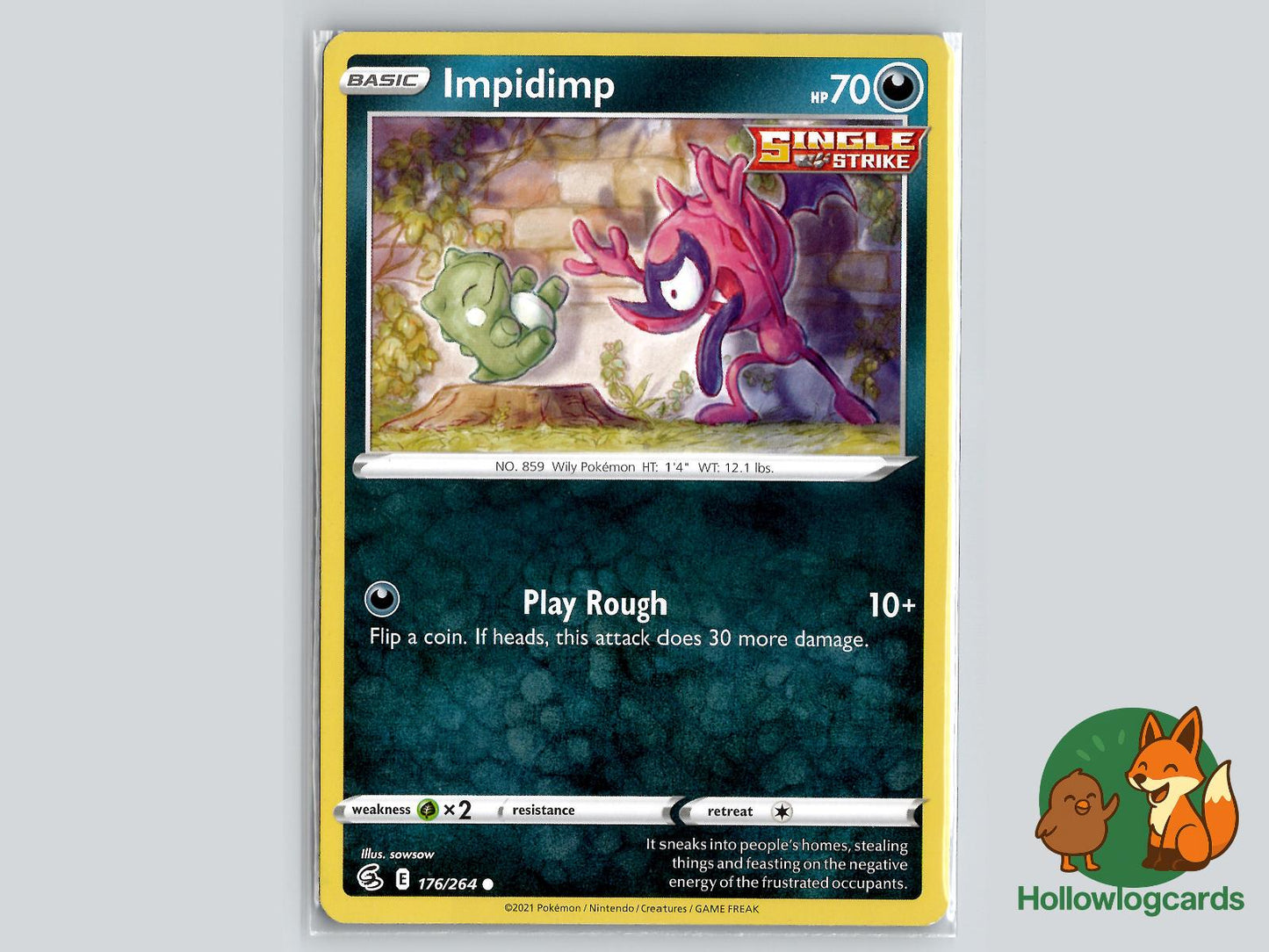 Impidimp (176/264) - Fusion Strike Pokémon Card