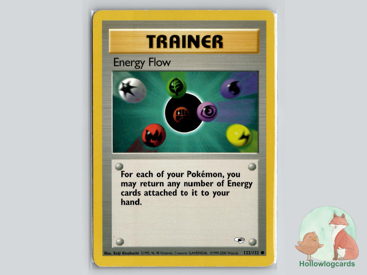 Energy Flow (122/132) - Gym Heroes Pokémon Card
