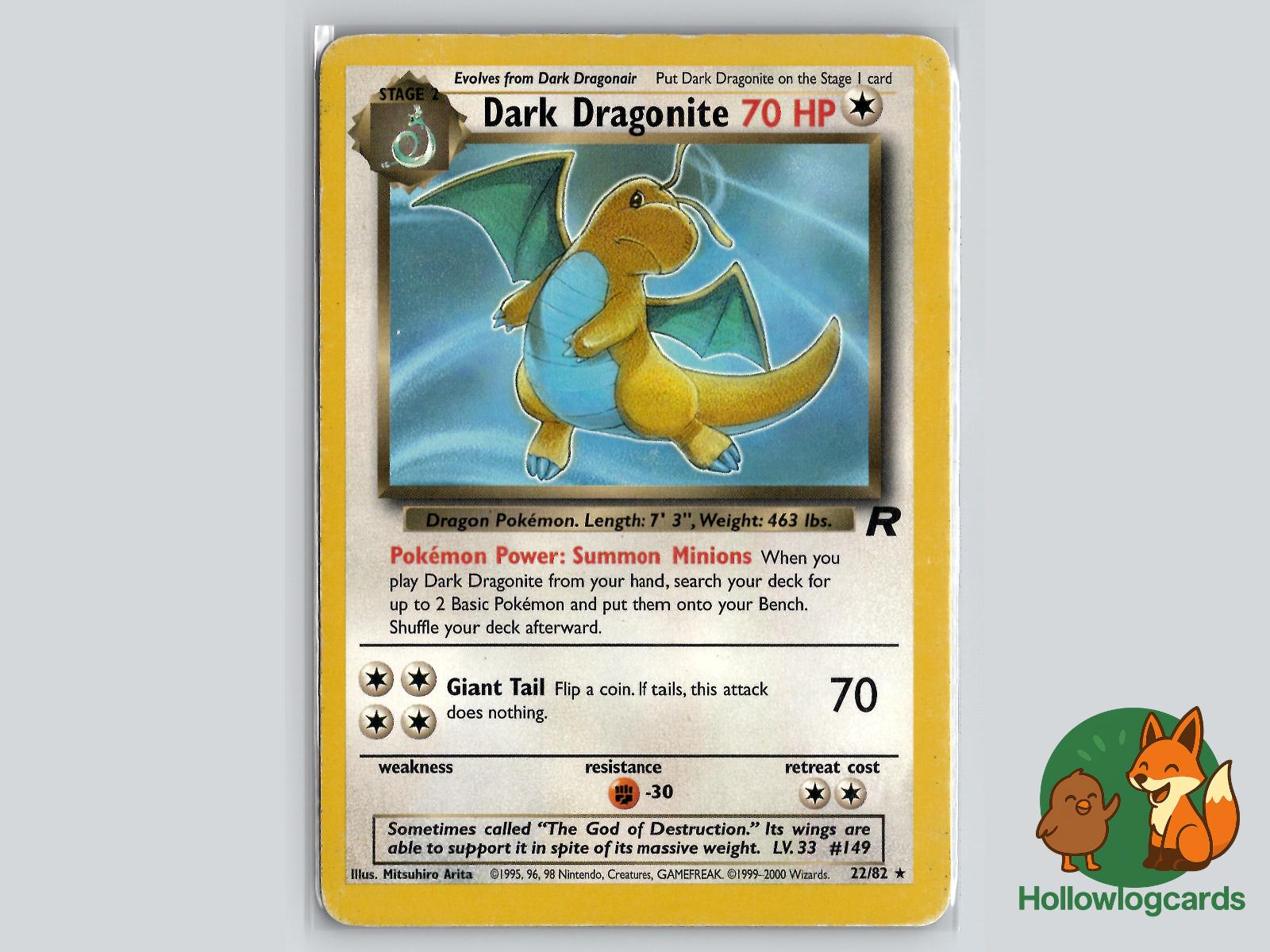Dark Dragonite (22/82) - Team Rocket Pokémon Card