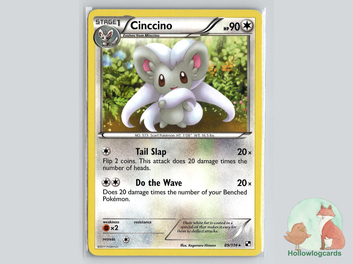 Cinccino (89/114) - Black & White Pokémon Card