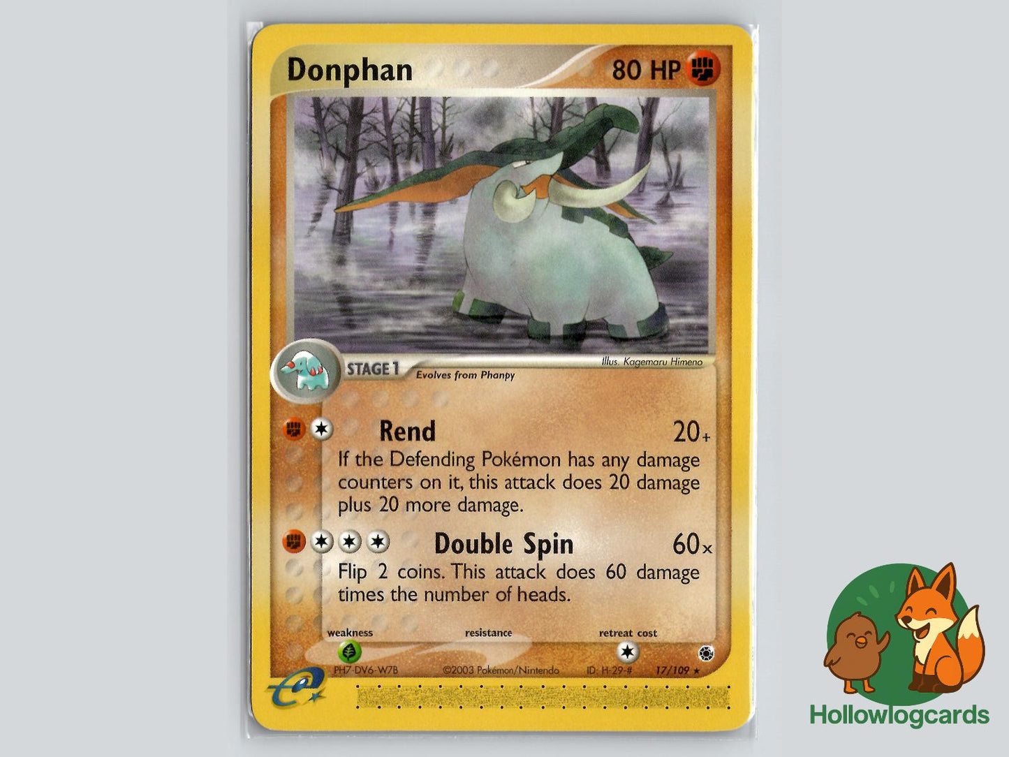 Donphan (17/109) - Ruby & Sapphire Pokémon Card