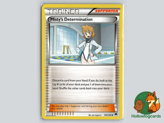 Misty's Determination (104/122) - BREAKpoint Pokémon Card