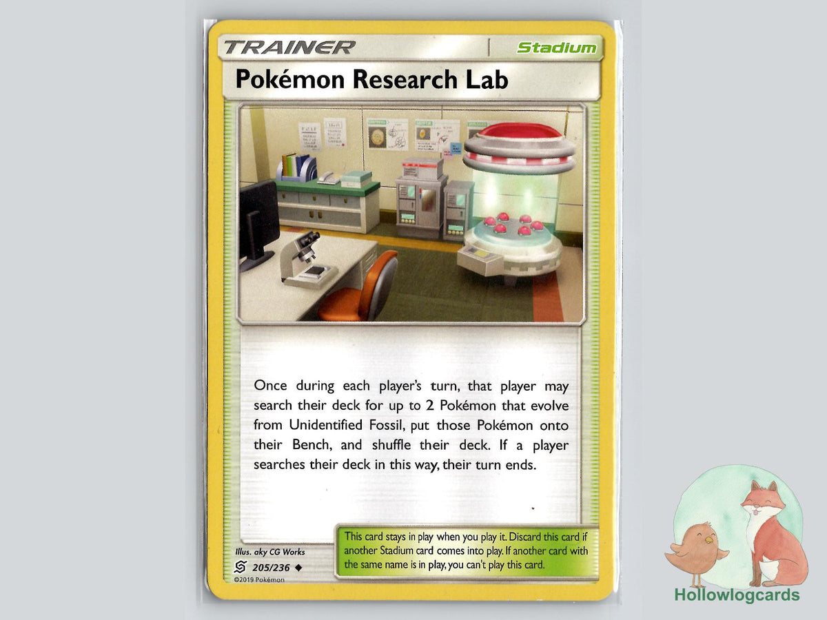 Pokemon Research Lab (205/236) - Unified Minds Pokémon Card