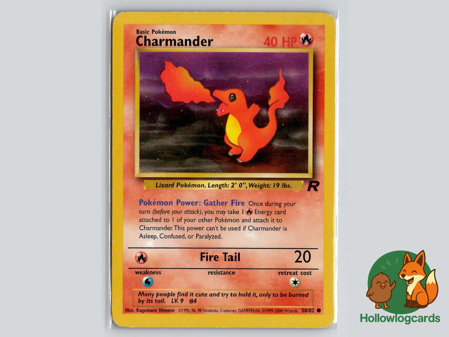 Charmander (50/82) - Team Rocket Pokémon Card