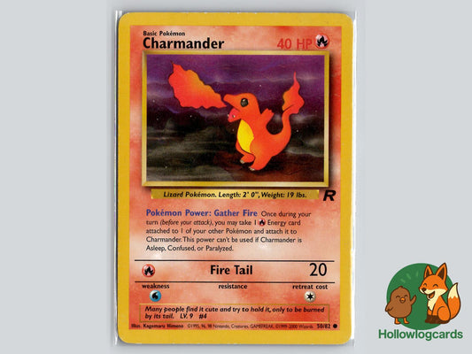 Charmander (50/82) - Team Rocket Pokémon Card
