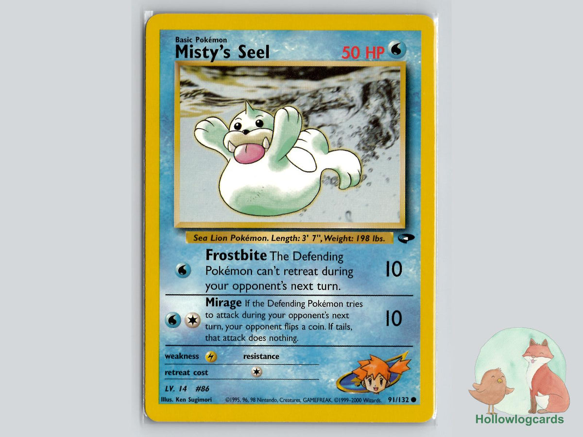 Misty's Seel (91/132) - Gym Challenge Pokémon Card
