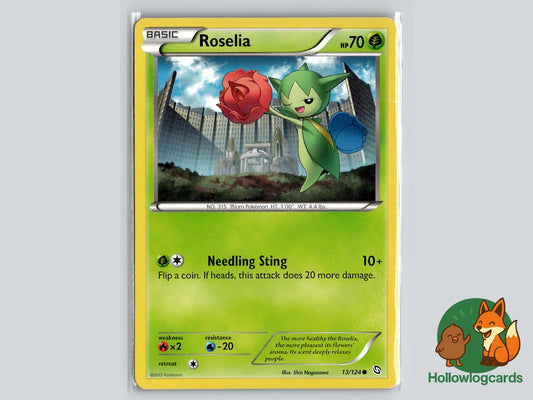 Roselia (13/124) - Dragons Exalted Pokémon Card