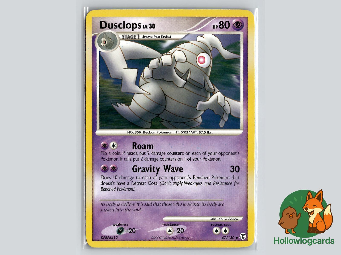 Dusclops (47/130) - Diamond & Pearl Pokémon Card