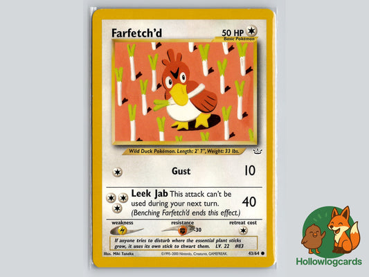 Image of Farfetchd Neo Revelation (N3) #43