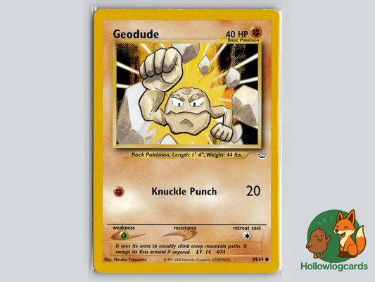 Image of Geodude Neo Revelation (N3) #44