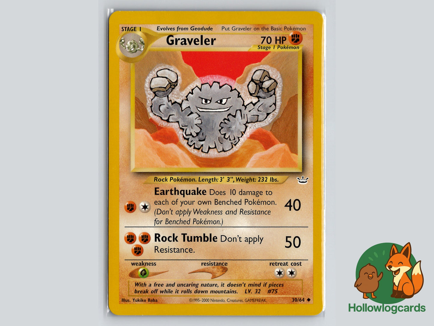 Image of Graveler Neo Revelation (N3) #30