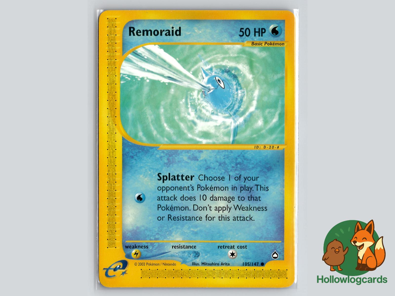Remoraid (105/147) - Aquapolis Pokémon Card
