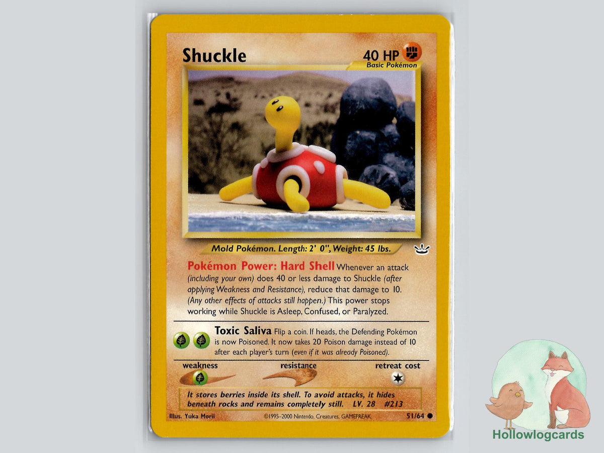 Shuckle (51/64) - Neo Revelation Pokémon Card