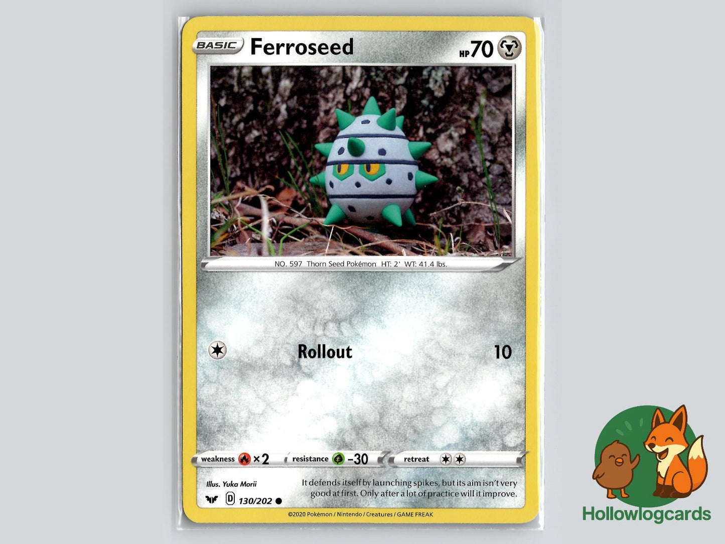 Ferroseed (130/202) - Sword & Shield Pokémon Card