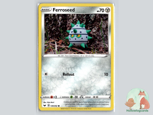 Ferroseed (130/202) - Sword & Shield Pokémon Card