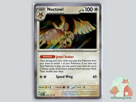 Noctowl (078/131) - Prismatic Evolutions Pokémon Card