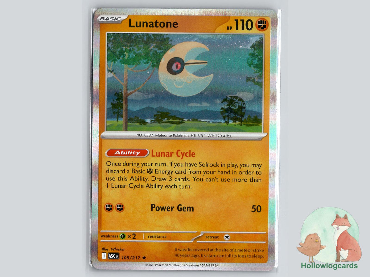 Lunatone (105/217) Pokémon Card