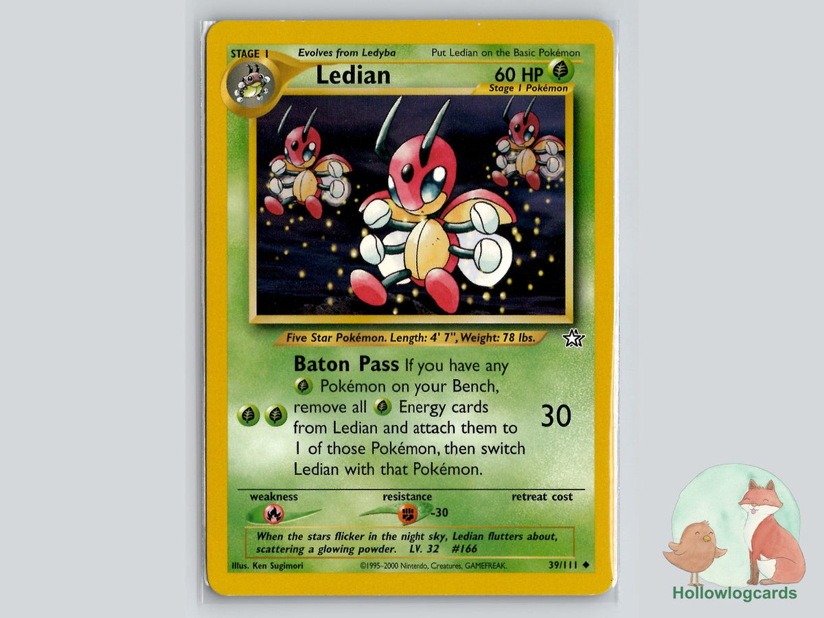 Ledian (39/111) - Neo Genesis Pokémon Card