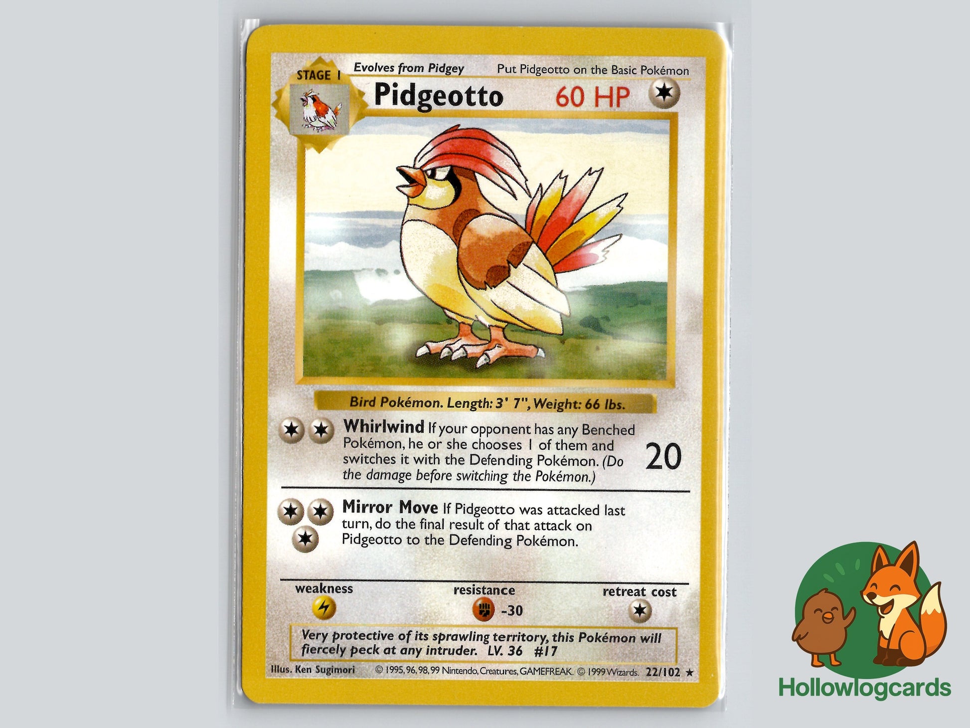 Image of Pidgeotto Base Set (BS) #22