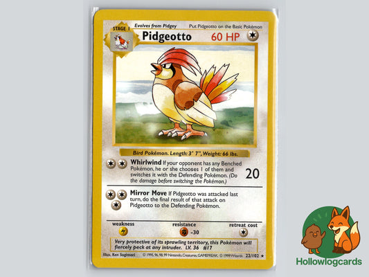 Image of Pidgeotto Base Set (BS) #22