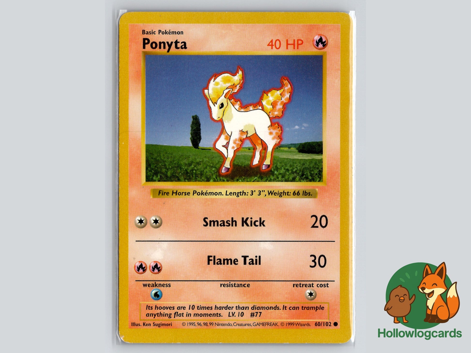 Image of Ponyta Base Set (BS) #60