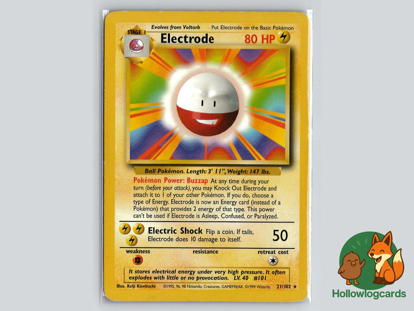 Electrode (21/102) - Base Pokémon Card