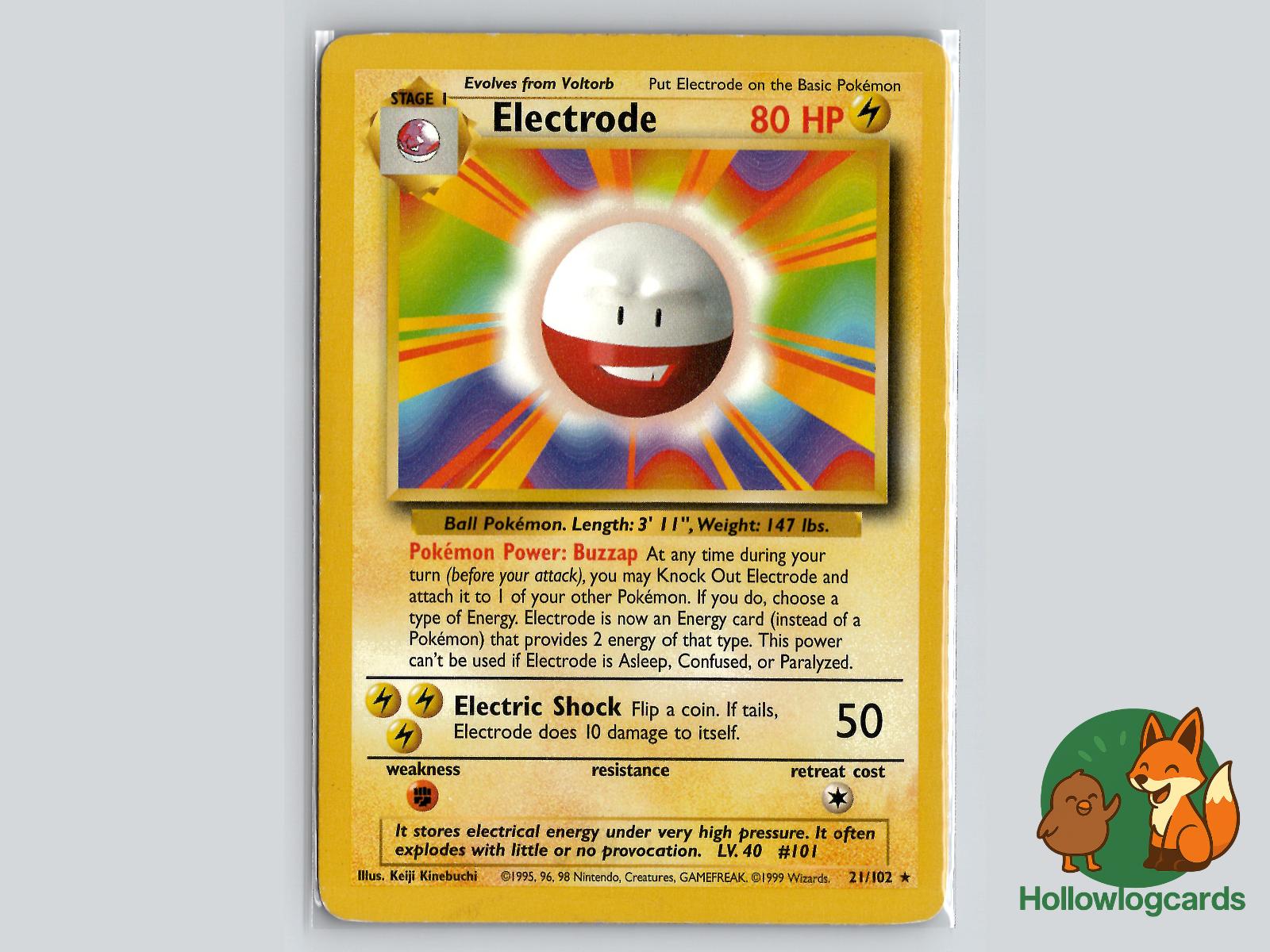 Electrode (21/102) - Base Pokémon Card
