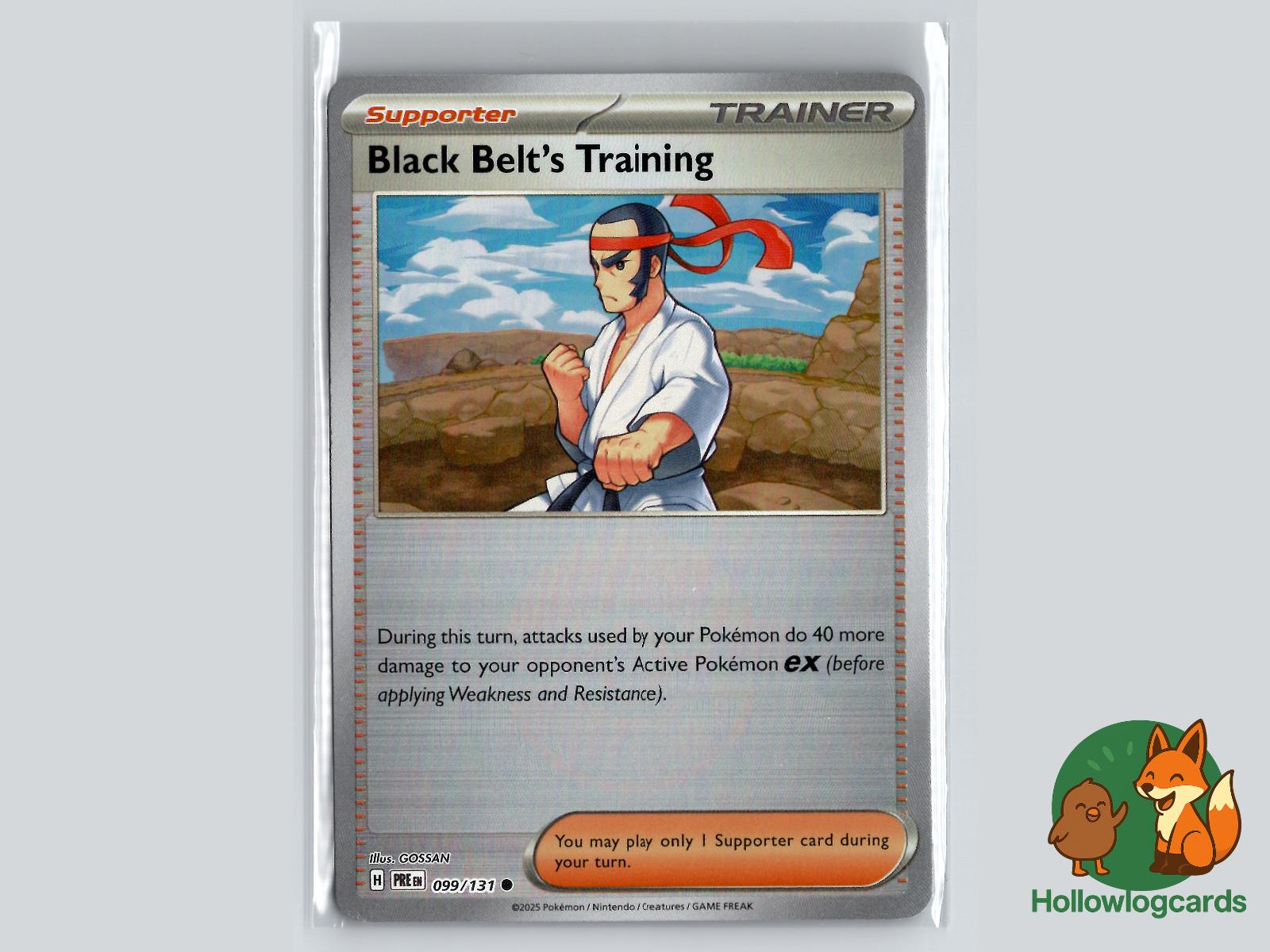 Black Belt's Training (099/131) - Prismatic Evolutions Pokémon Card