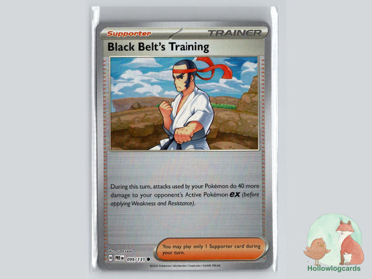 Black Belt's Training (099/131) - Prismatic Evolutions Pokémon Card