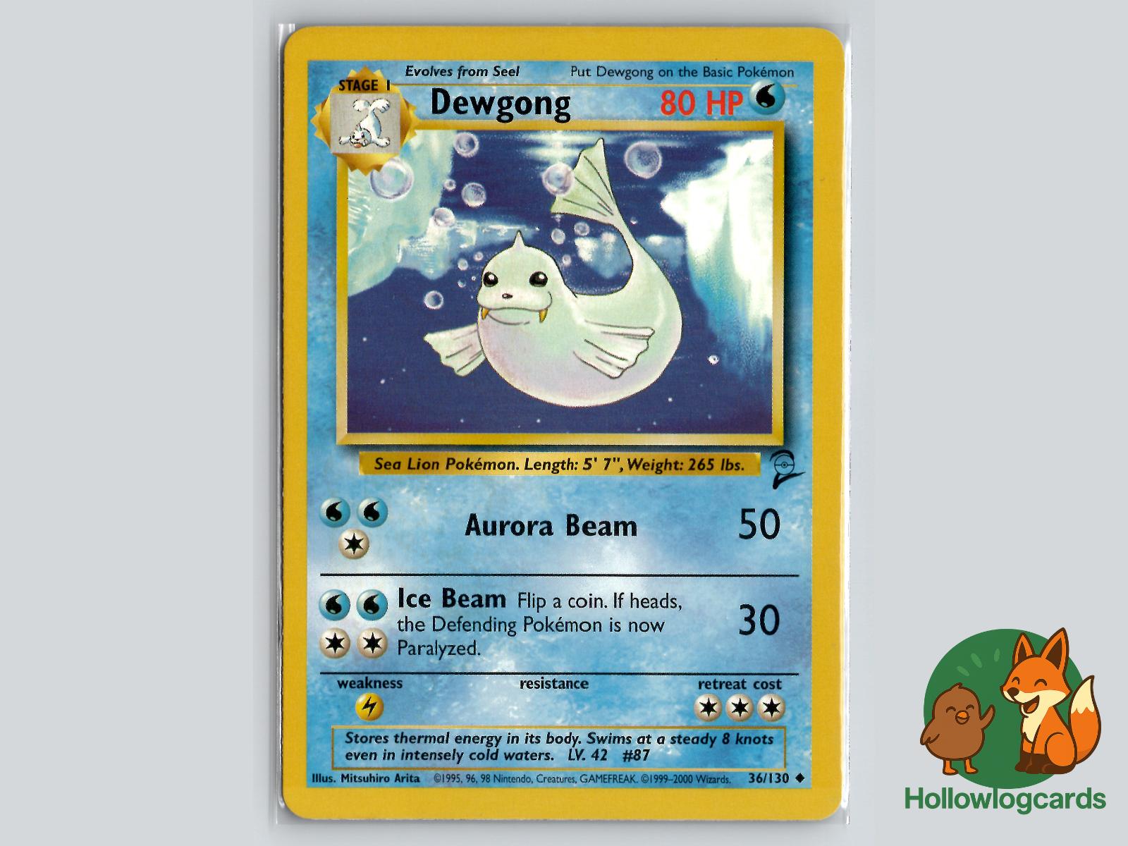Dewgong (36/130) - Base Set 2 Pokémon Card